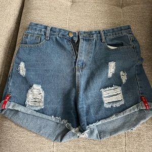 Jean shorts